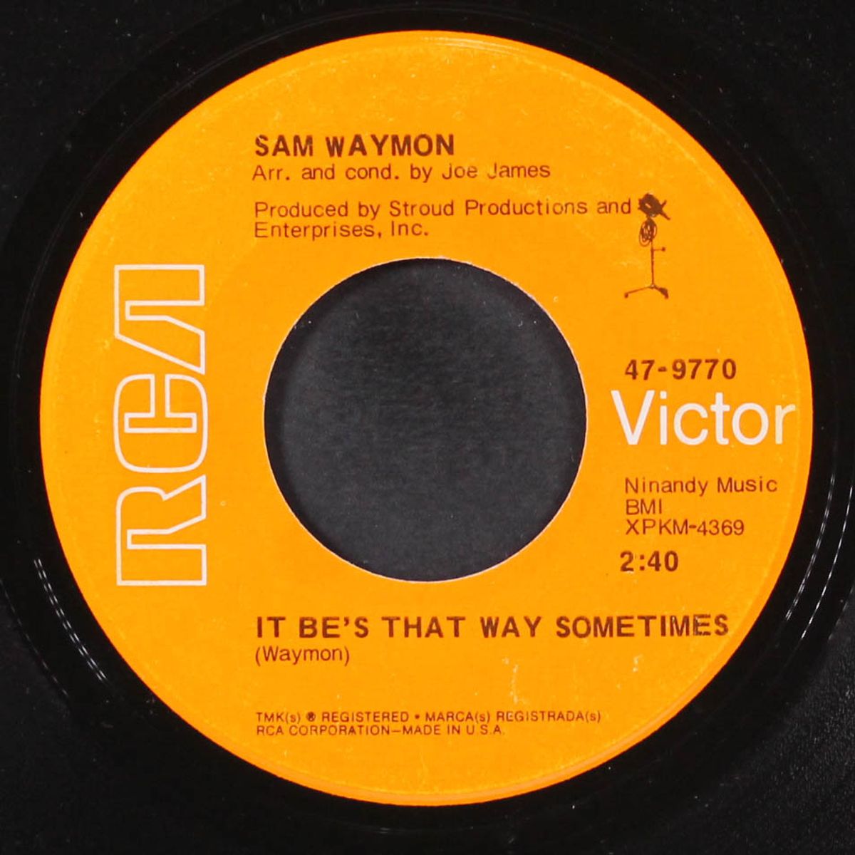 if you say so / it be's that way sometimes by SAM WAYMON