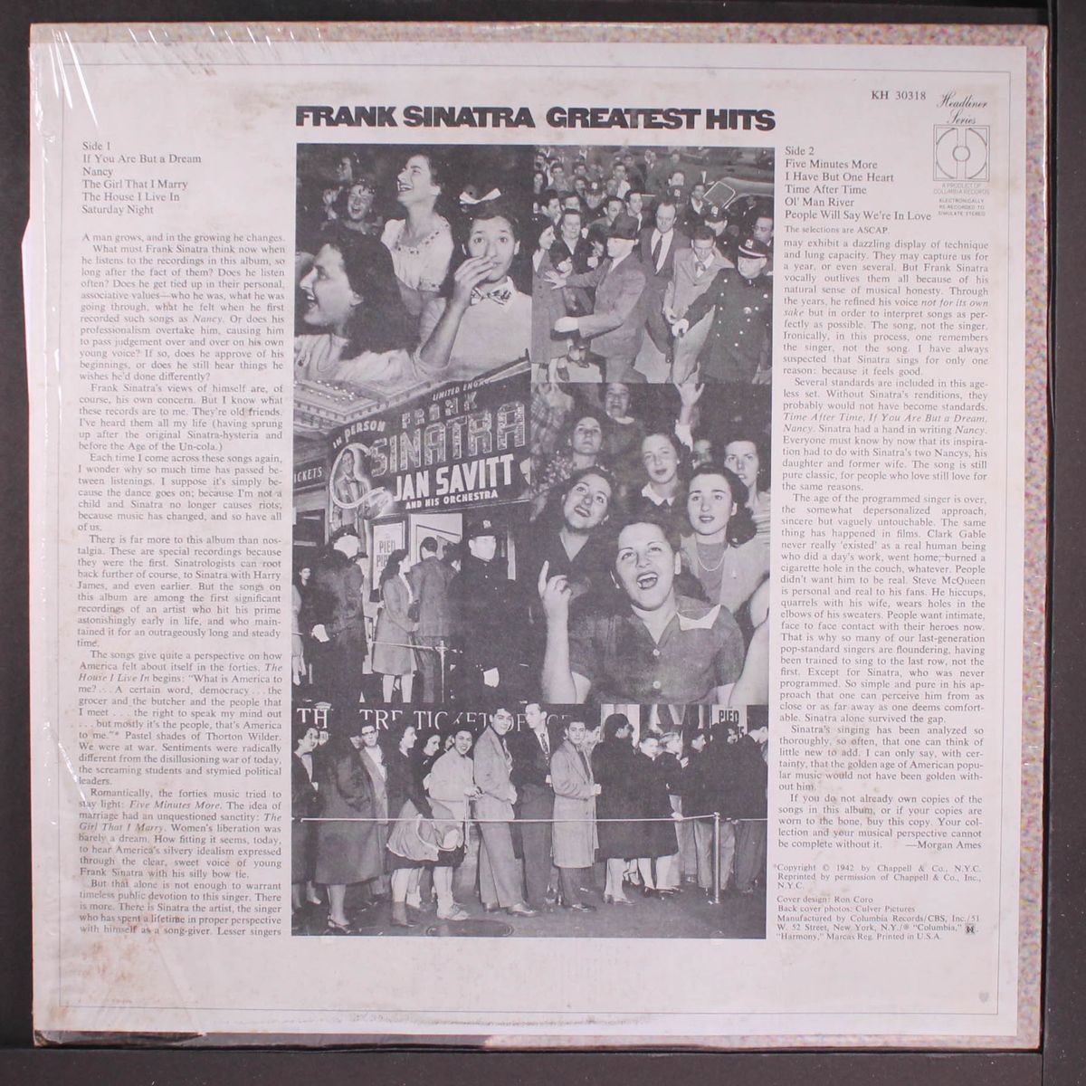 greatest hits, the early years by FRANK SINATRA