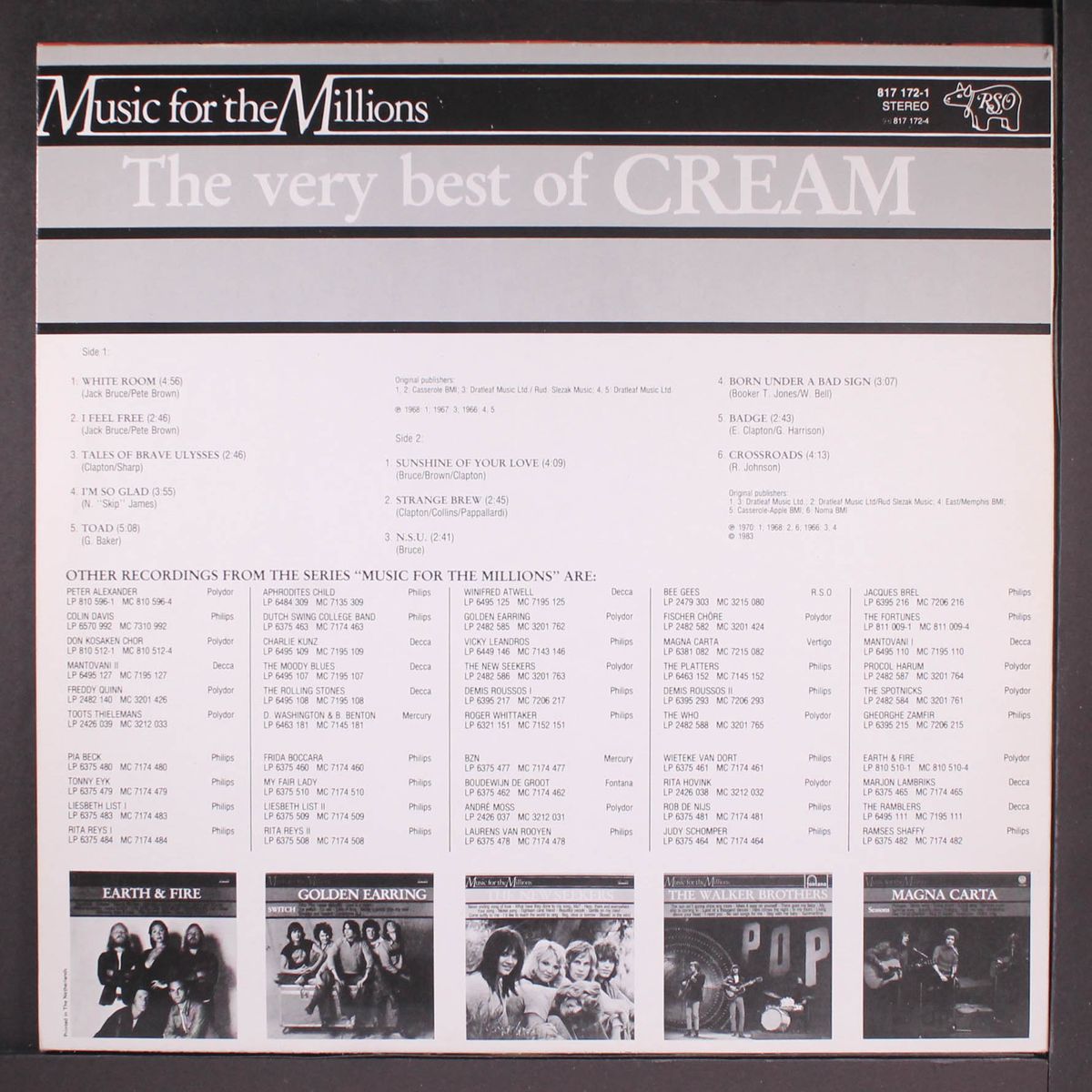 very best of cream by CREAM