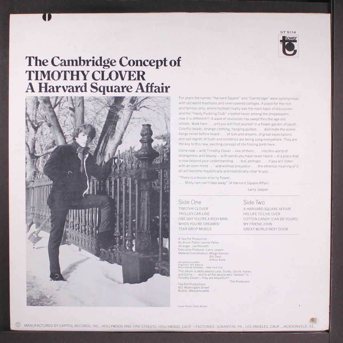 the cambridge concept of timothy clover by TIMOTHY CLOVER
