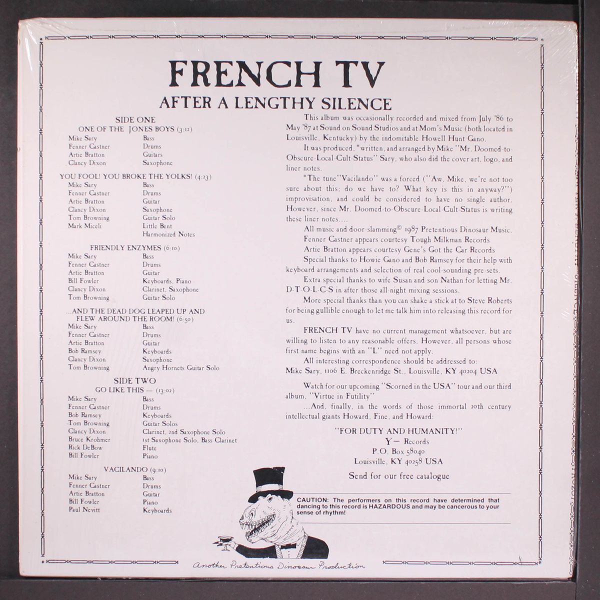 after a lengthy silence by FRENCH TV