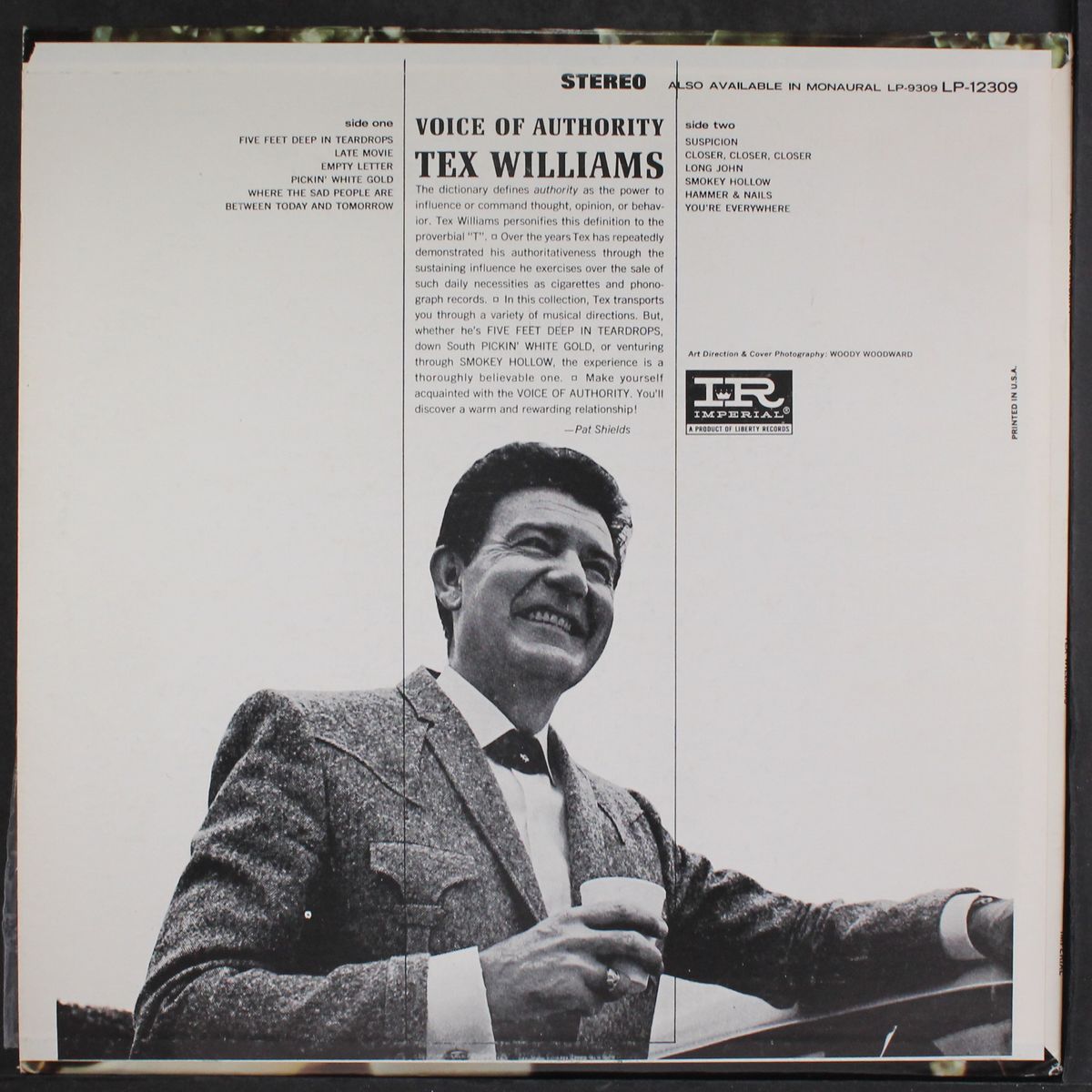 voice of authority by TEX WILLIAMS