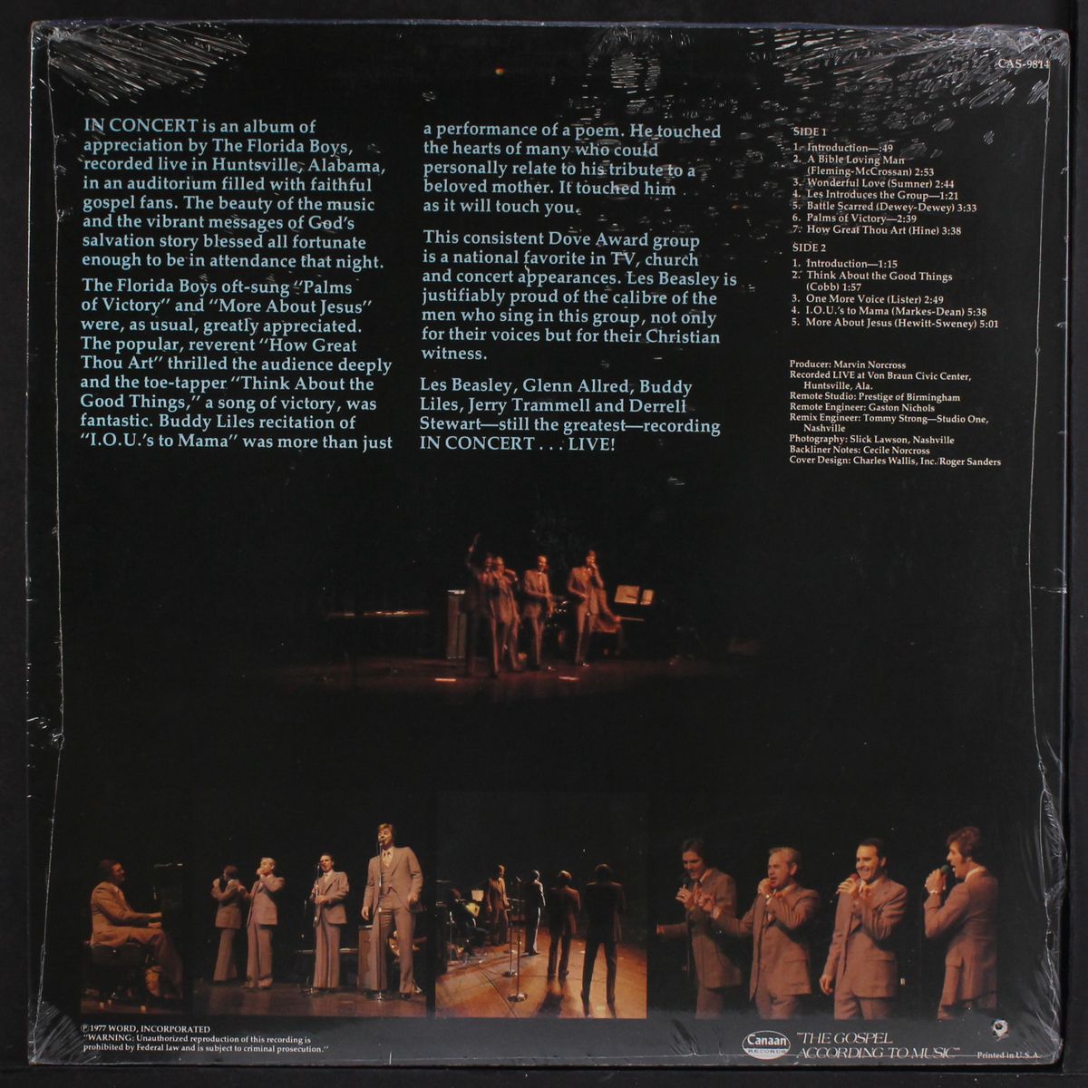 in concert by FLORIDA BOYS