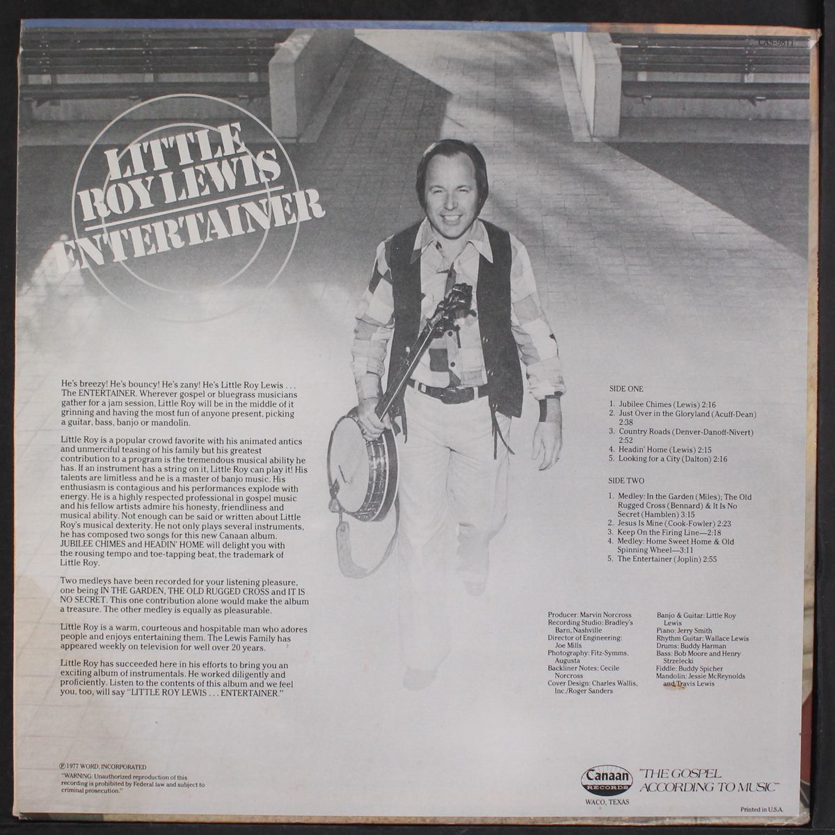 entertainer by LITTLE ROY LEWIS