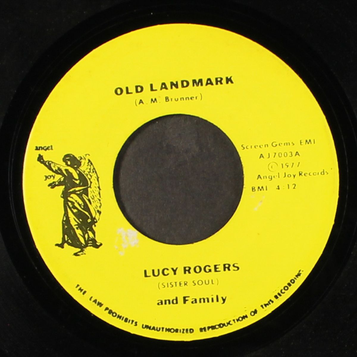 old landmark / don't know what i'll do without the lord by LUCY (SISTER SOUL) ROGERS & FAMILY