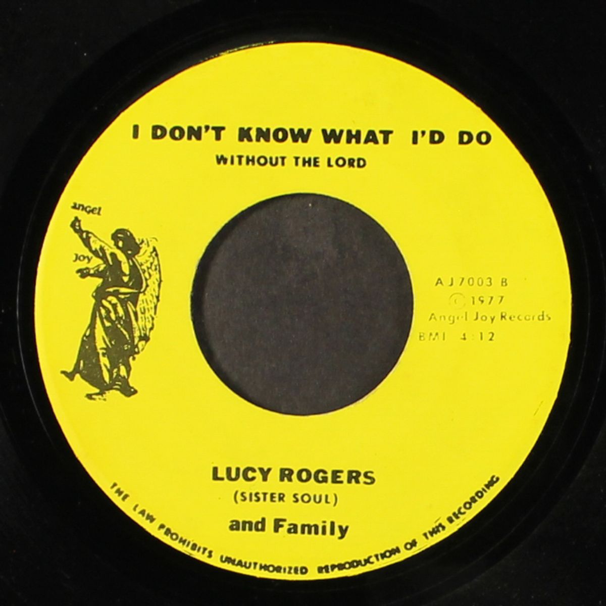 old landmark / don't know what i'll do without the lord by LUCY (SISTER SOUL) ROGERS & FAMILY
