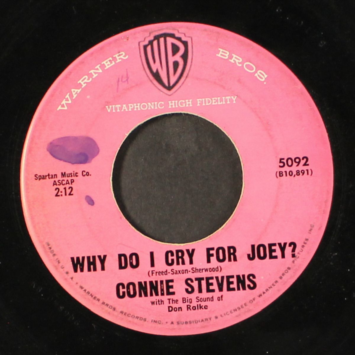 why do i cry for joey? / apollo by CONNIE STEVENS