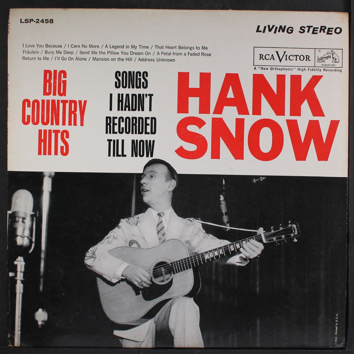 big country hits by HANK SNOW