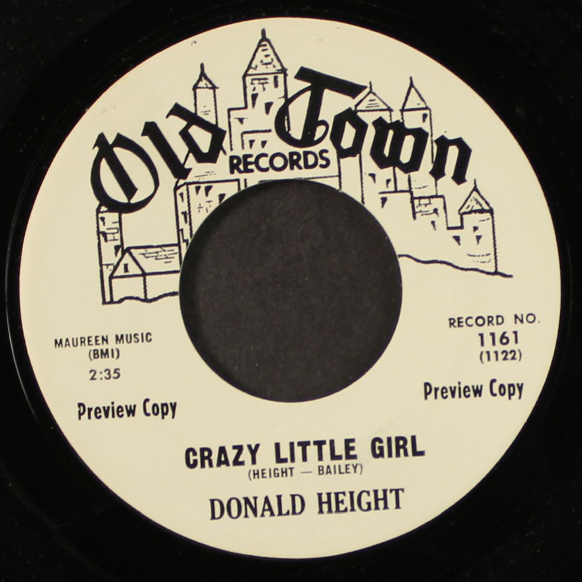 i'll never forget you / crazy little girl by DONALD HEIGHT