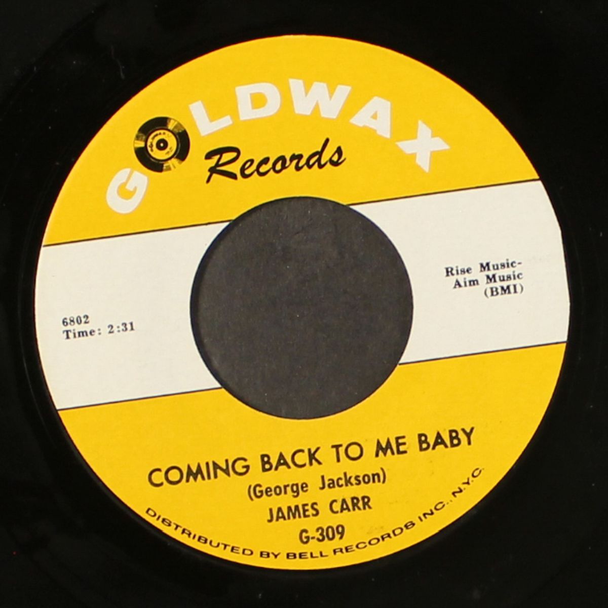 coming back to me baby / love attack by JAMES CARR