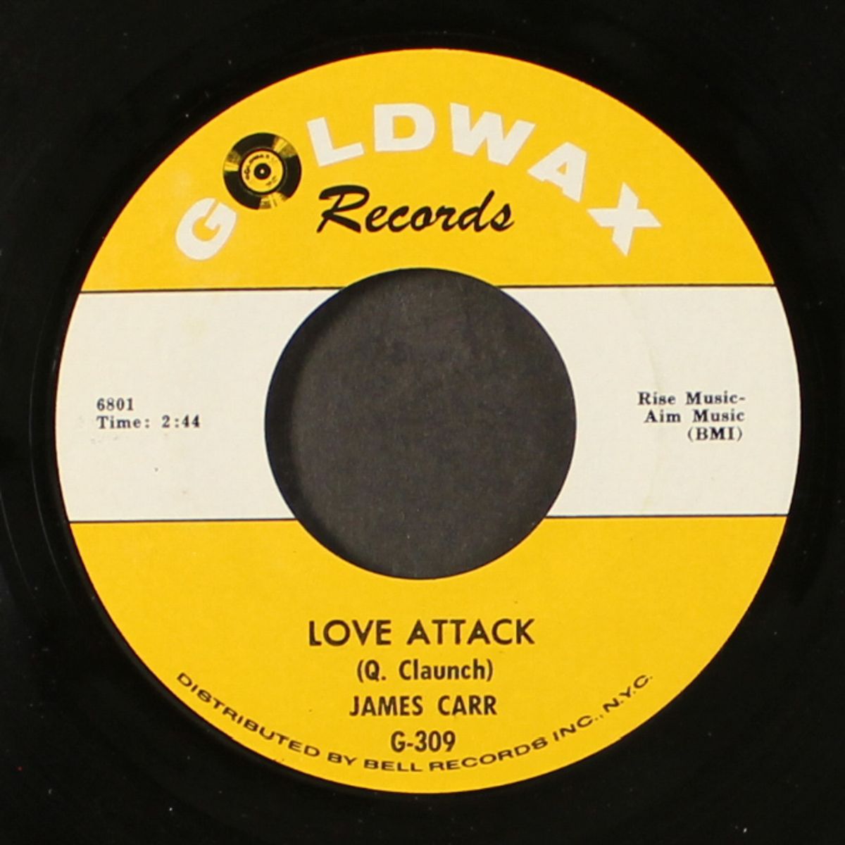 coming back to me baby / love attack by JAMES CARR