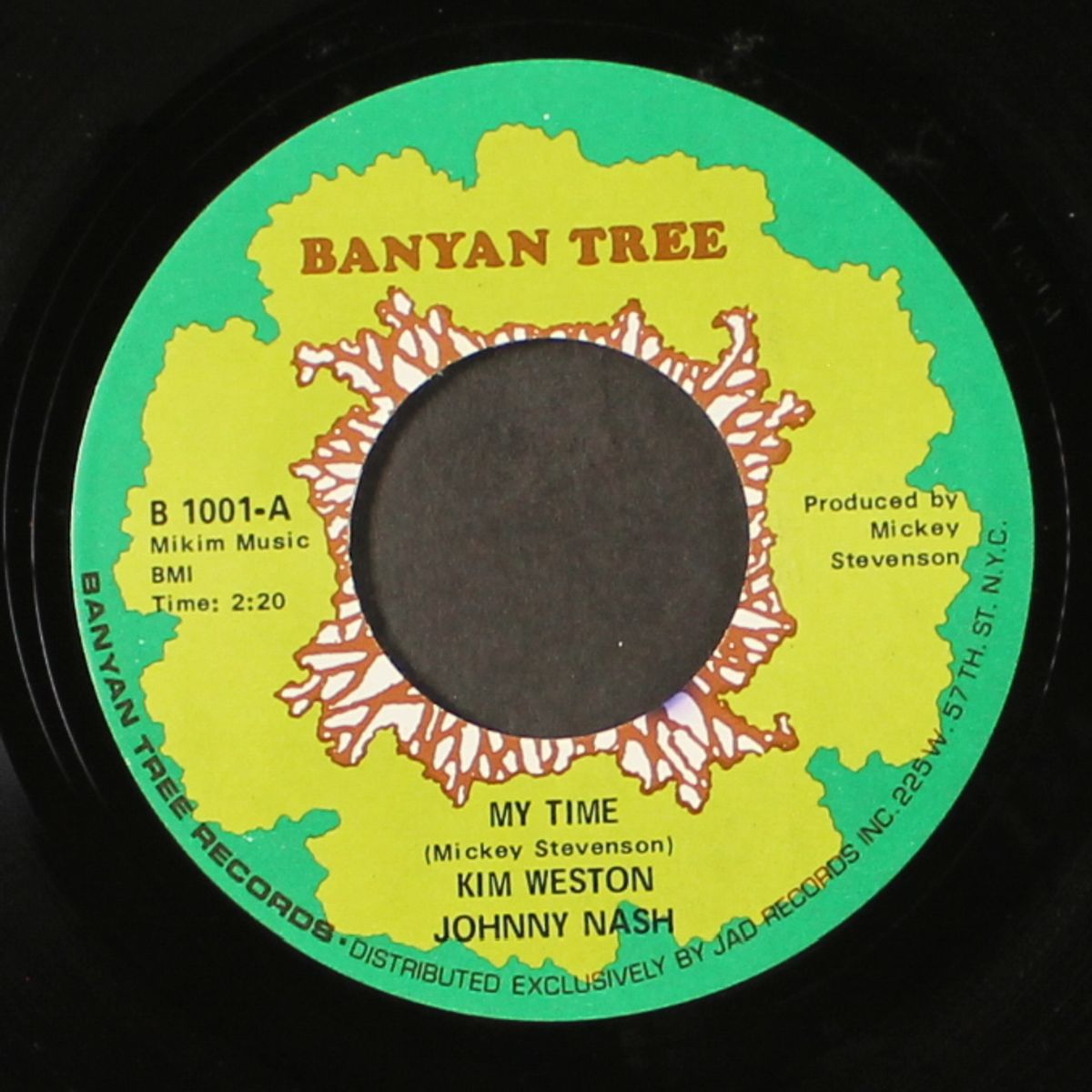 my time / we try harder by KIM WESTON & JOHNNY NASH