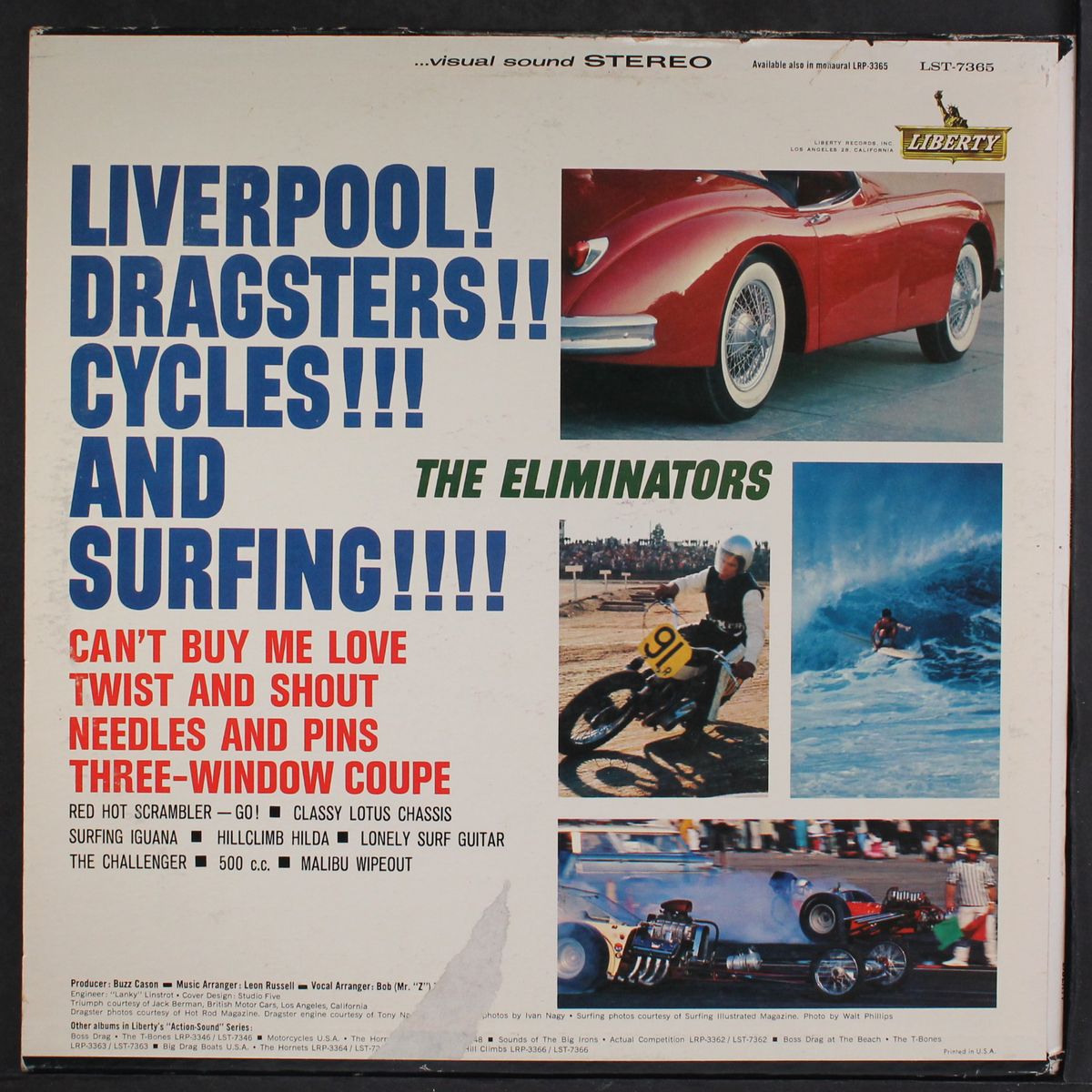 liverpool, dragsters, cycles & surfing by ELIMINATORS