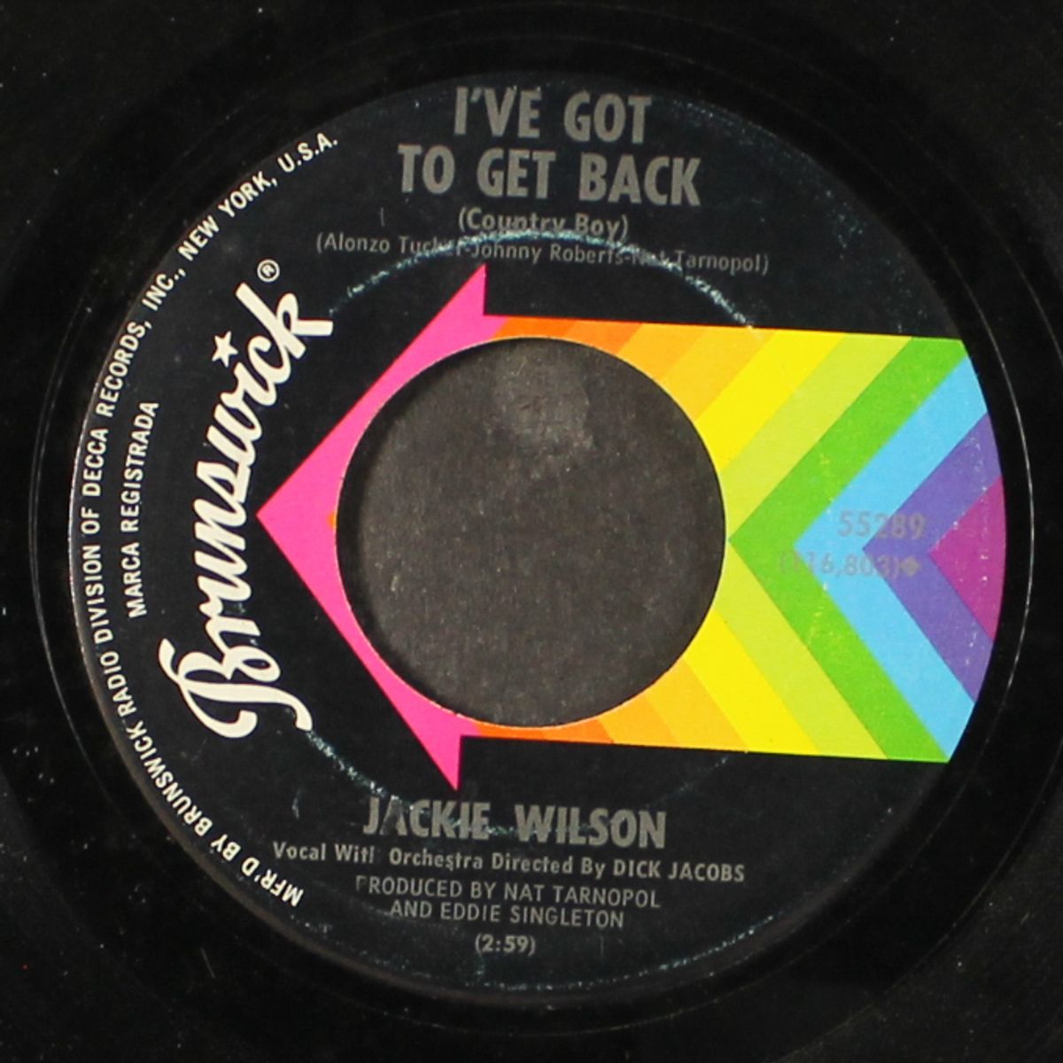 3 days 1 hour 30 minutes / i've got to get back by JACKIE WILSON