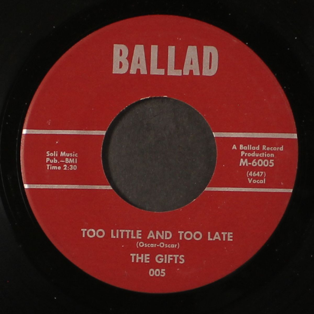 girl i love you / too little and too late by GIFTS