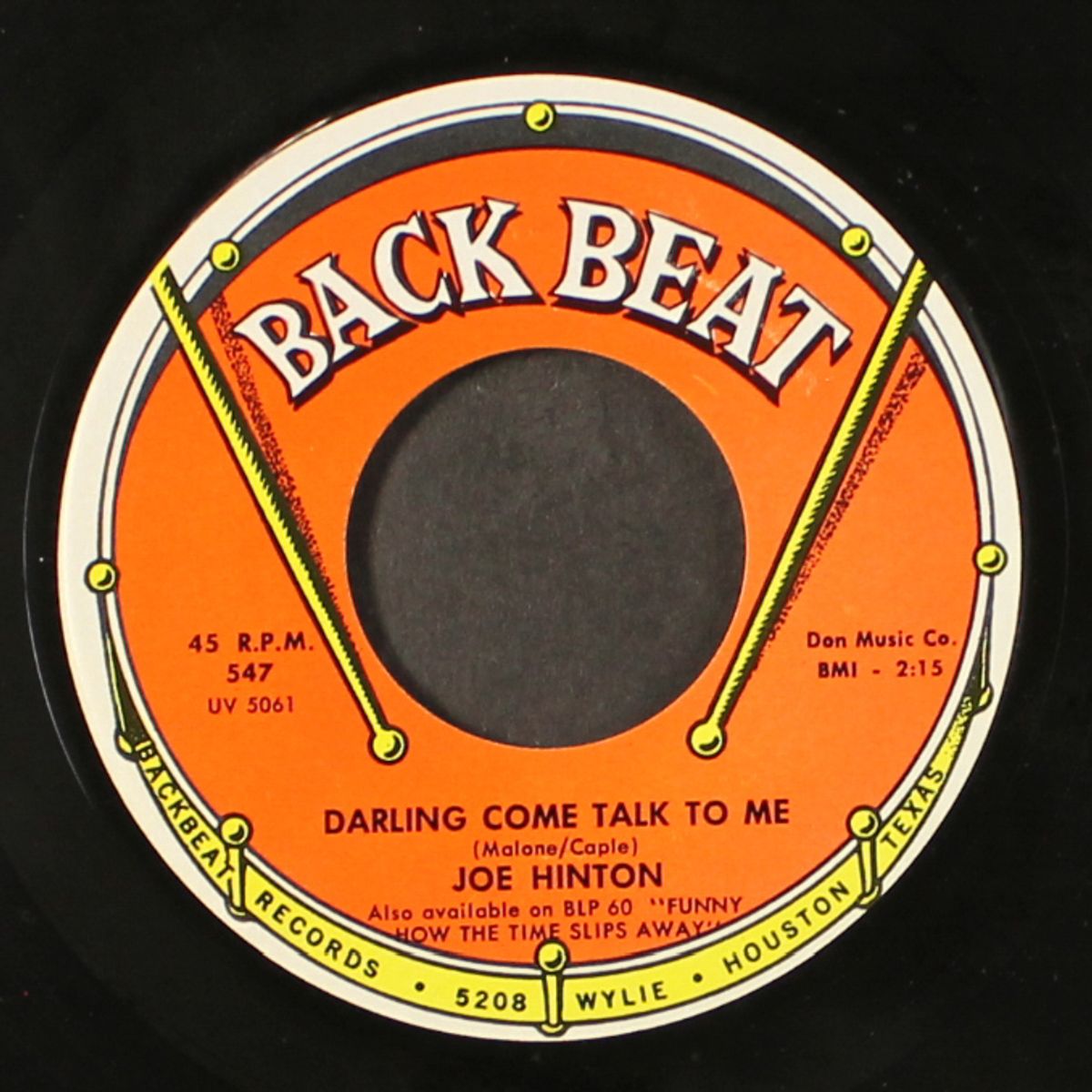 everything / darling come talk to me by JOE HINTON