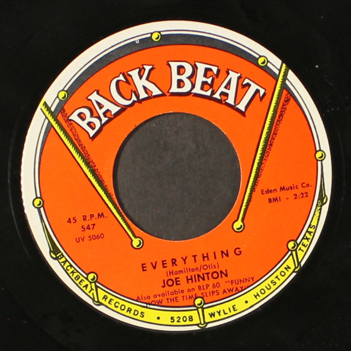everything / darling come talk to me by JOE HINTON