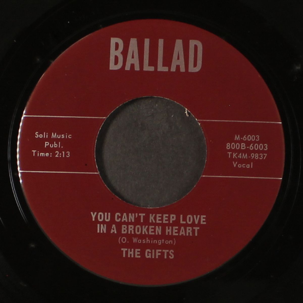 you can't keep love in a broken heart / good bye my love by GIFTS