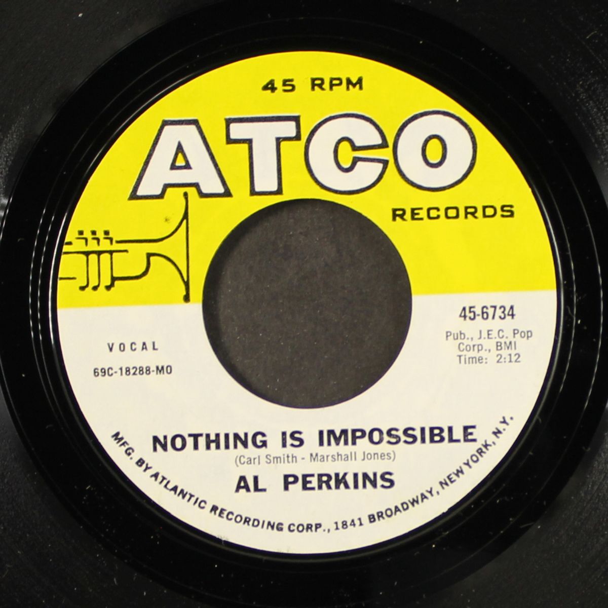 snap your fingers / nothing is impossible by AL PERKINS
