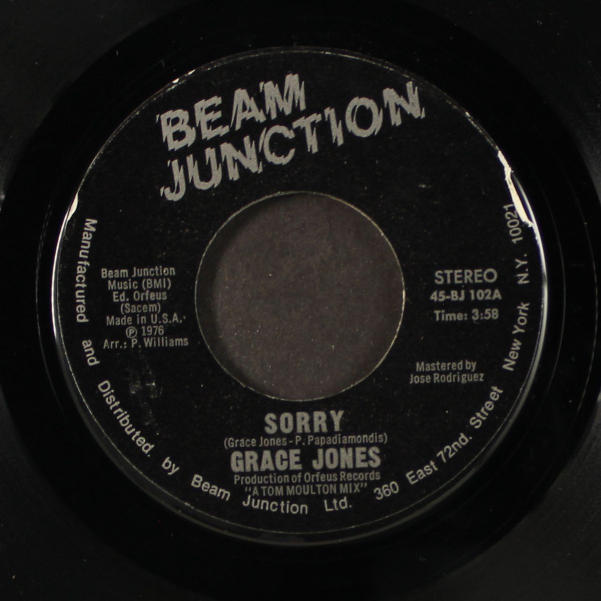 sorry / that's the trouble by GRACE JONES