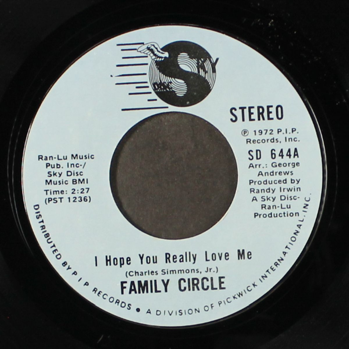 i hope you really love me / loving you make the world go round by FAMILY CIRCLE