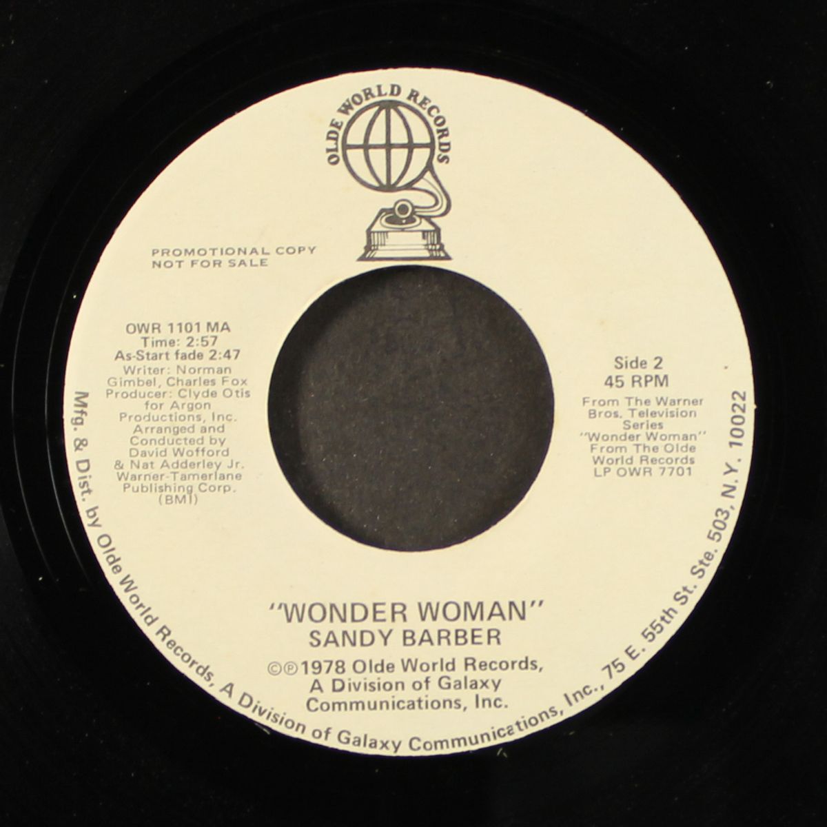 wonder woman / same by SANDY BARBER