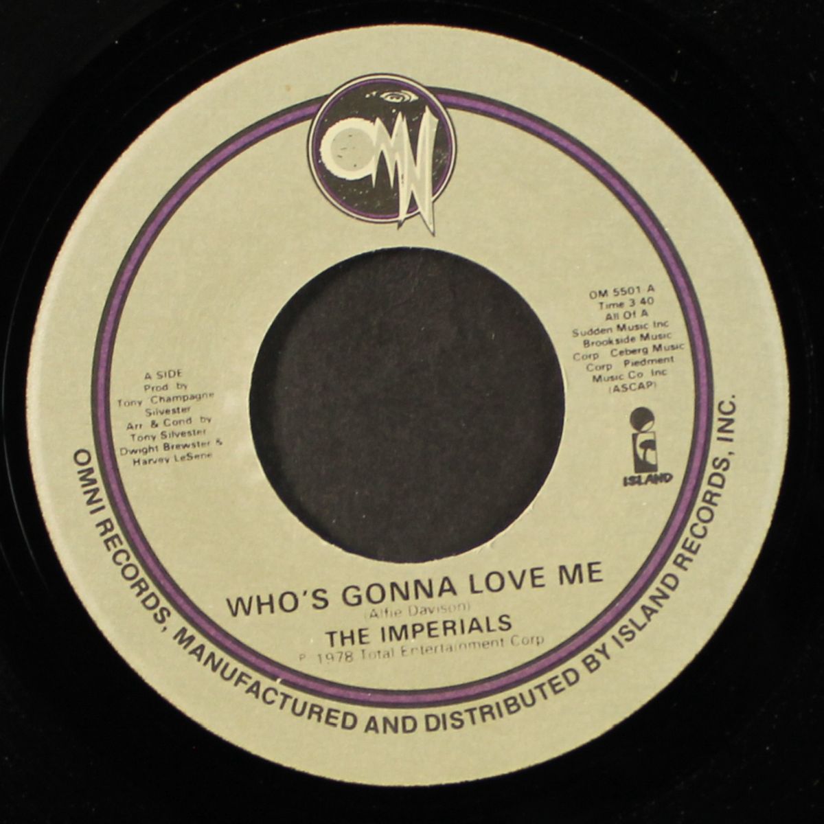 who's gonna love me / you better take time to love by IMPERIALS