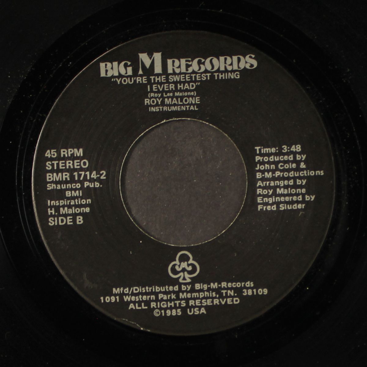 you're the sweetest thing i ever had / instro by ROY MALONE