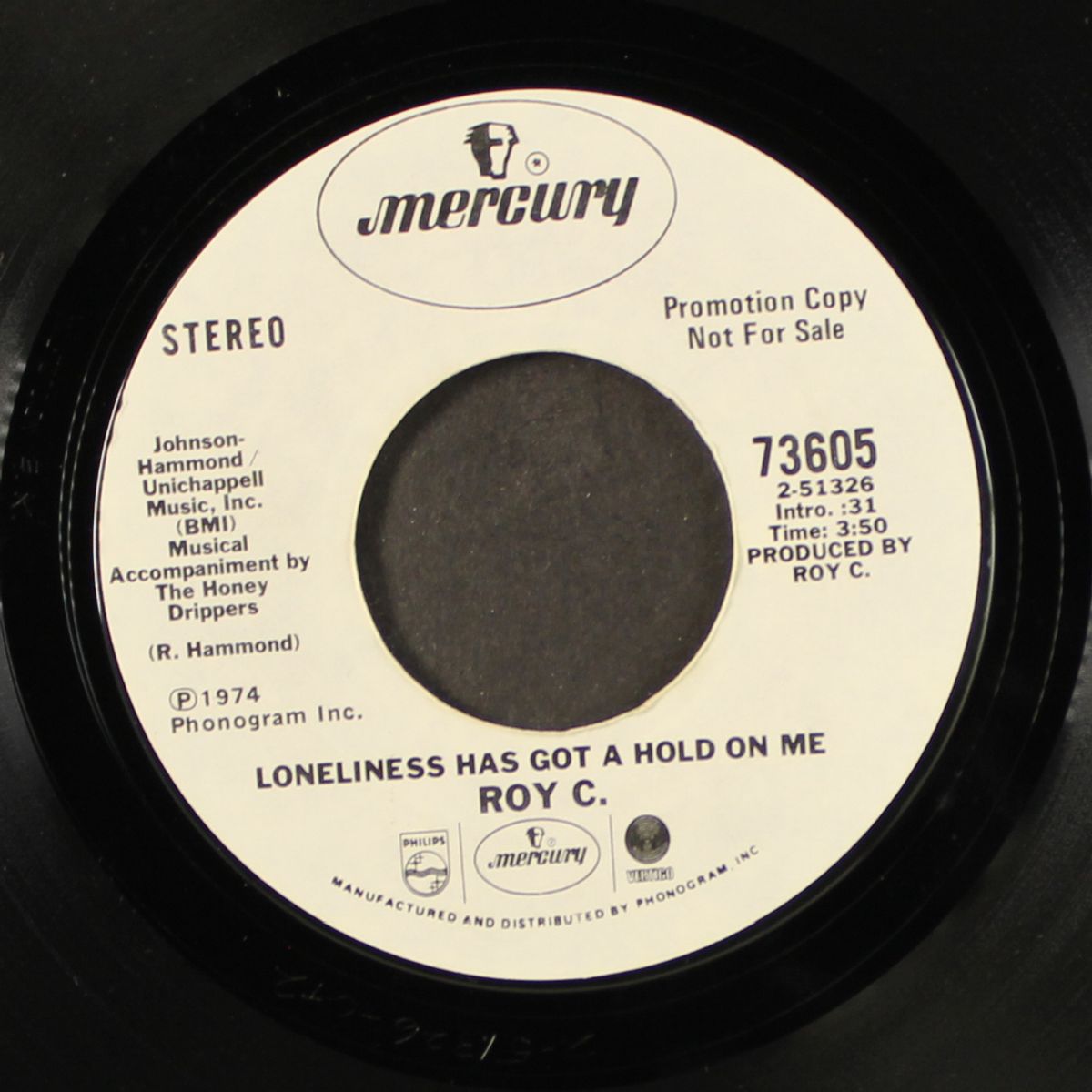 loneliness has got a hold on me by ROY C.