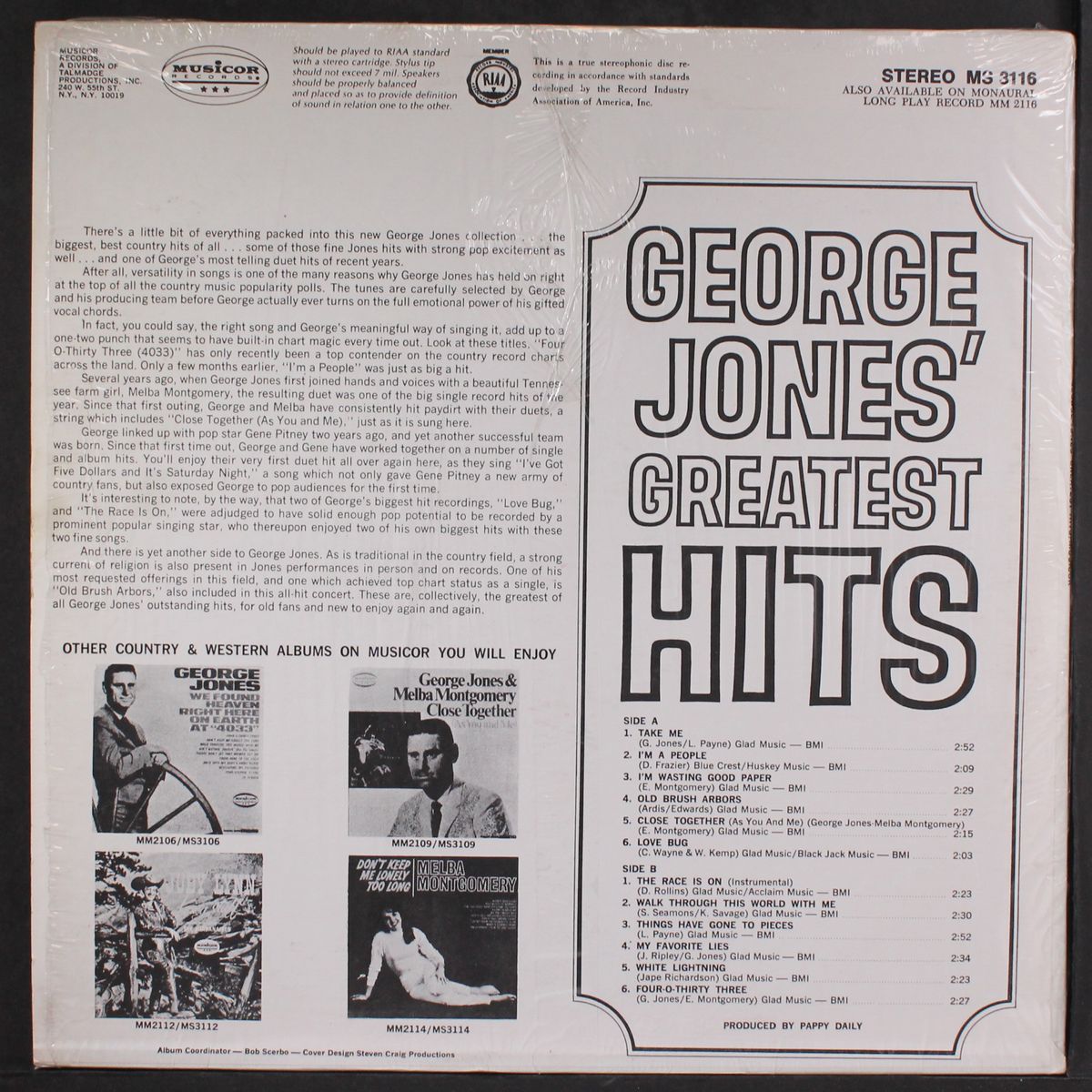 greatest hits by GEORGE JONES