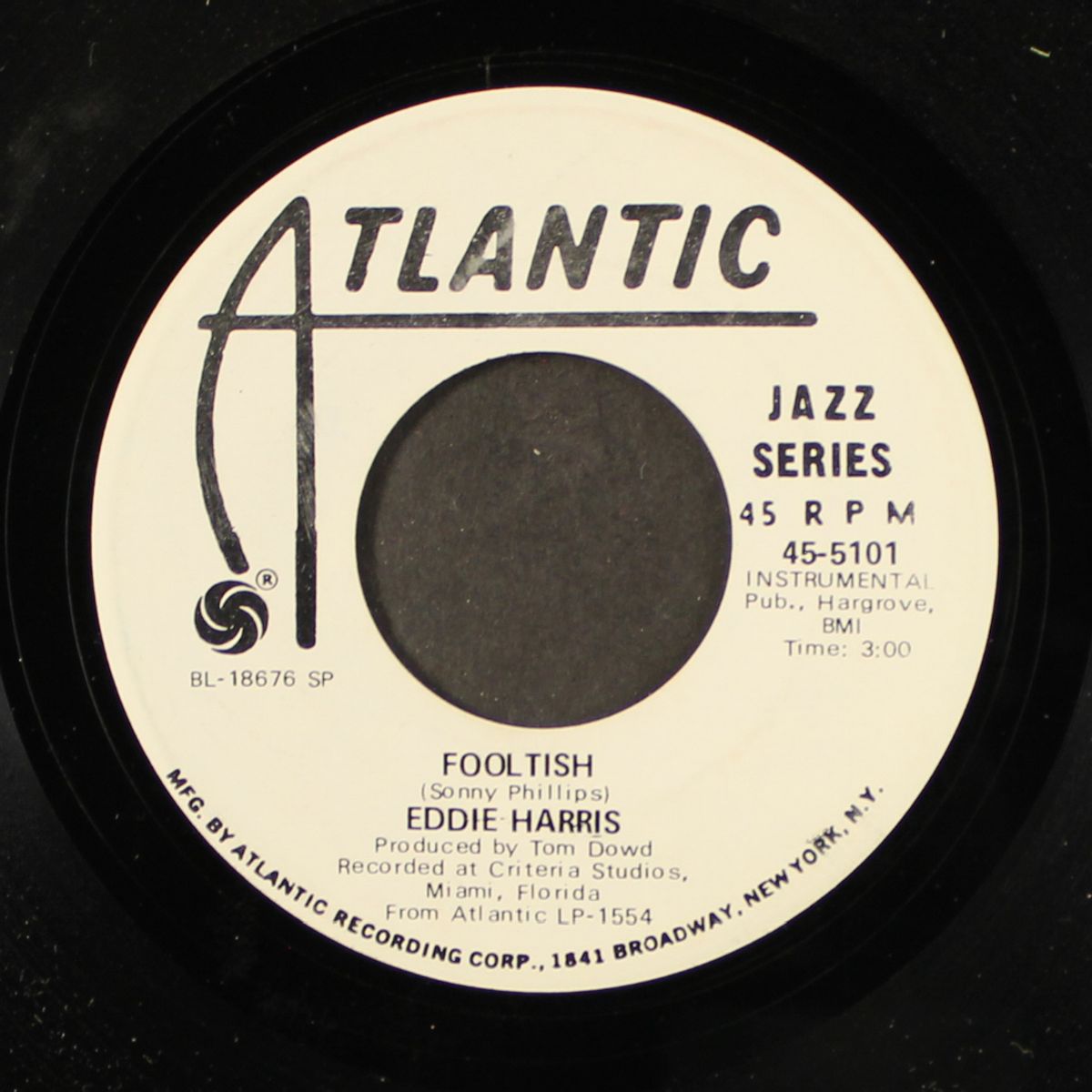 fooltish / blank by EDDIE HARRIS