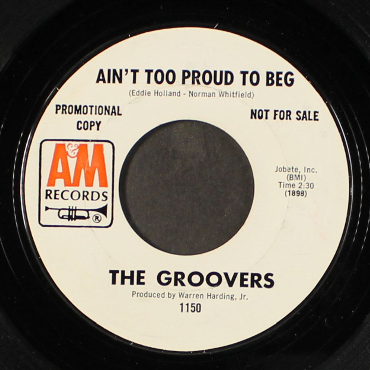 ain't too proud to beg / everyday will be like a holiday by GROOVERS