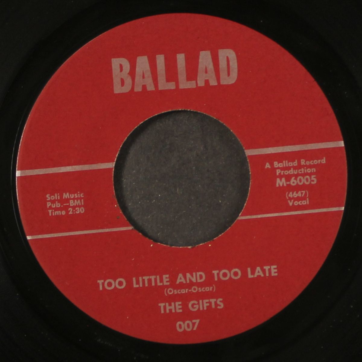 too little and too late / too far away by GIFTS