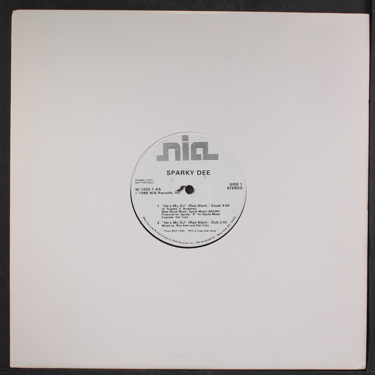 he's my dj / she's so def by SPARKY DEE