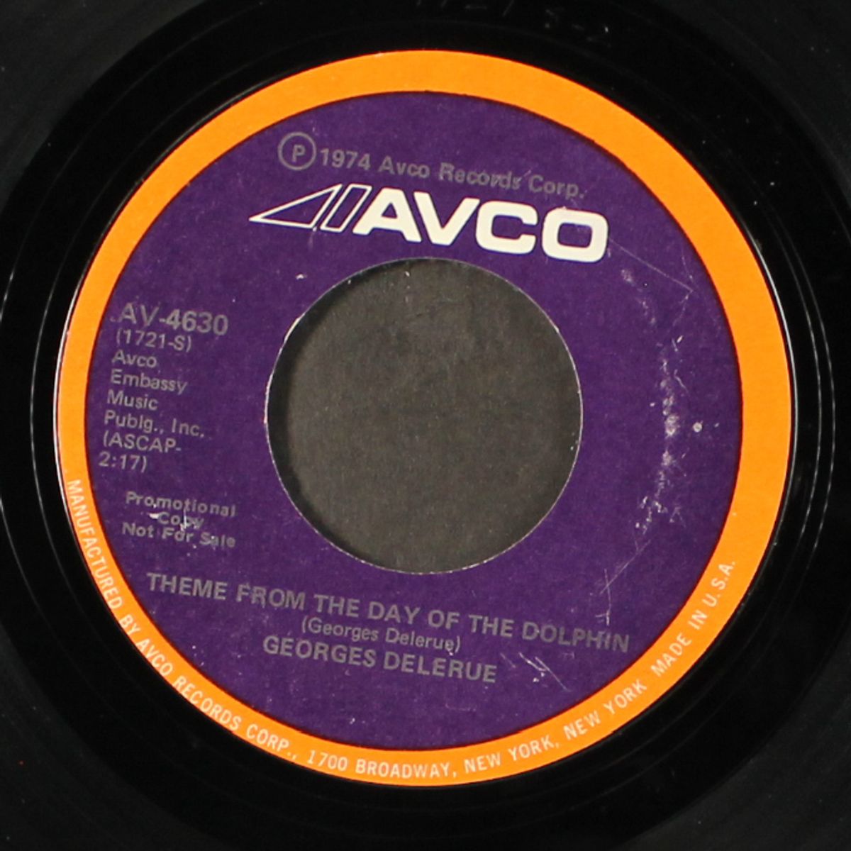 theme from the day of the dolphin / same by GEORGES DELERUE