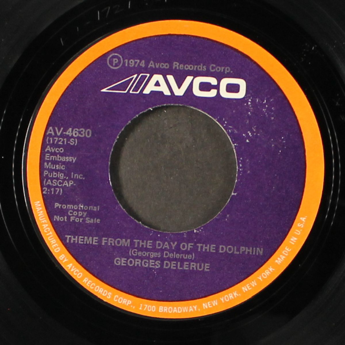 theme from the day of the dolphin / same by GEORGES DELERUE