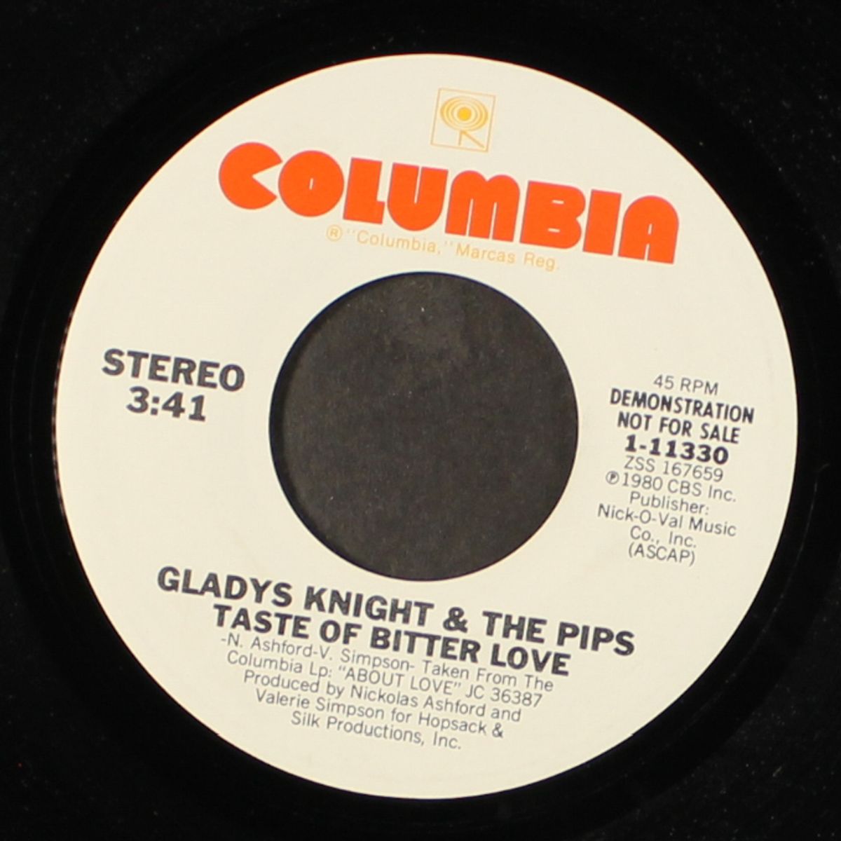 taste of bitter love / same by GLADYS KNIGHT & PIPS