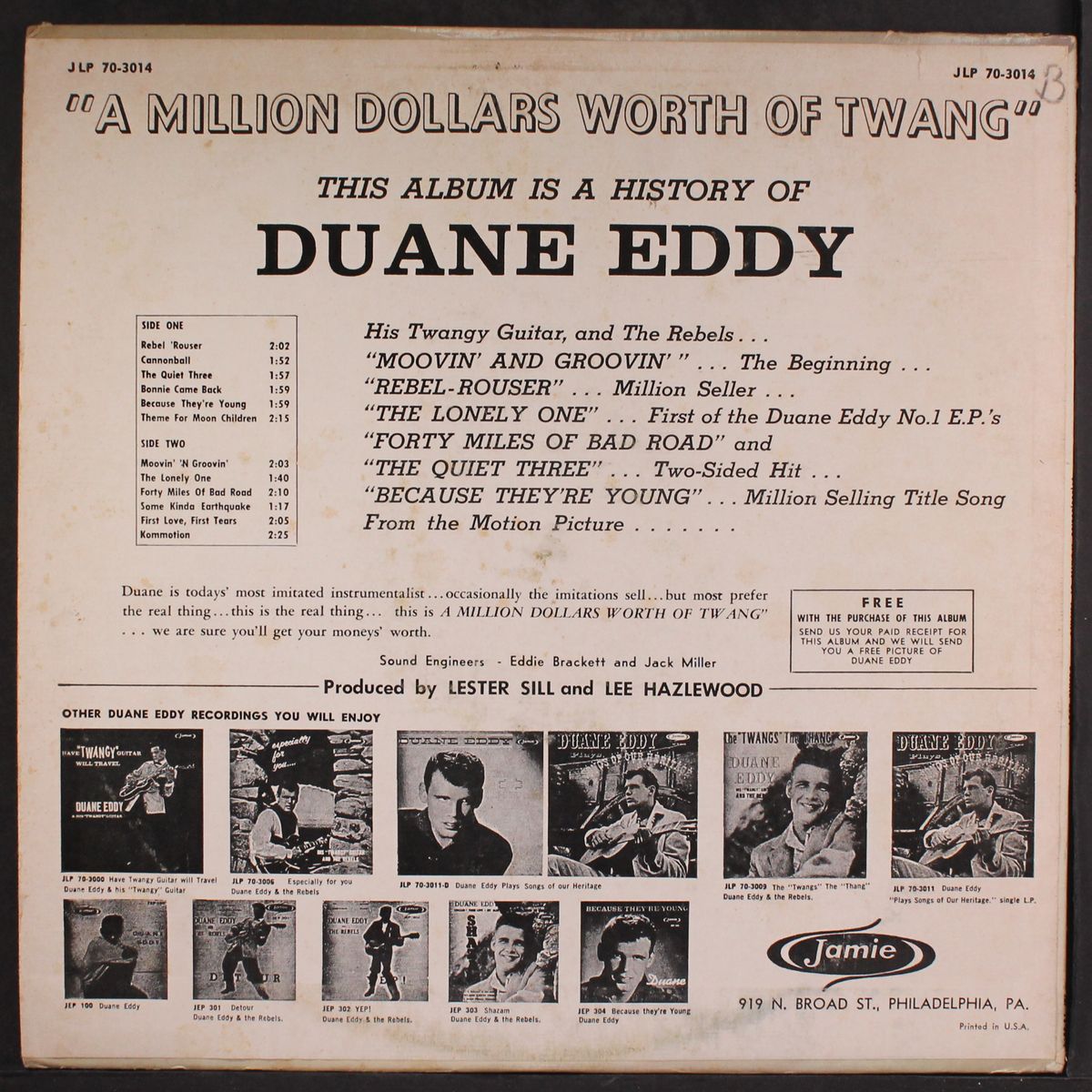 a million dollars worth of twang by DUANE EDDY