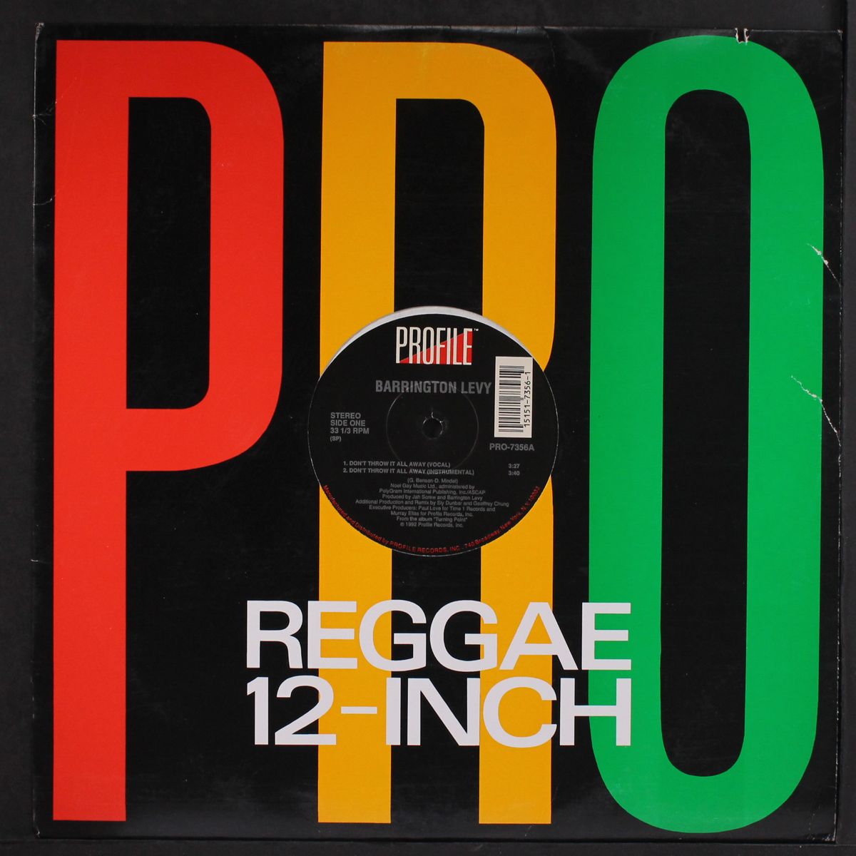 don't throw it all away by BARRINGTON LEVY