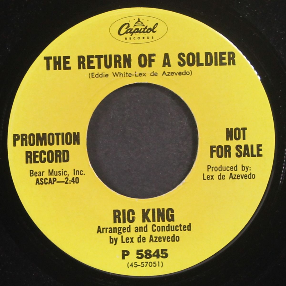 the return of a soldier / hymn to a returning soldier by RIC KING