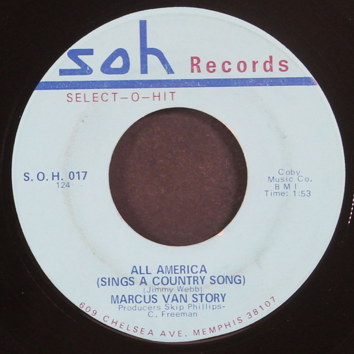 for old time sake / all america (sings a country song) by MARCUS VAN STORY