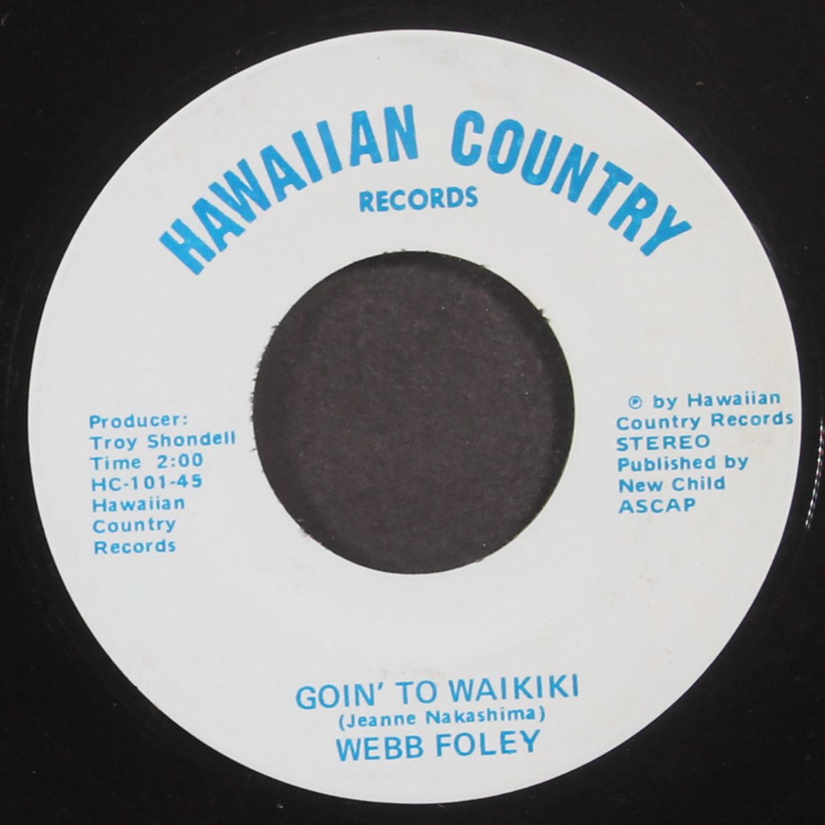 goin' to waikiki / i'm an american by WEBB FOLEY