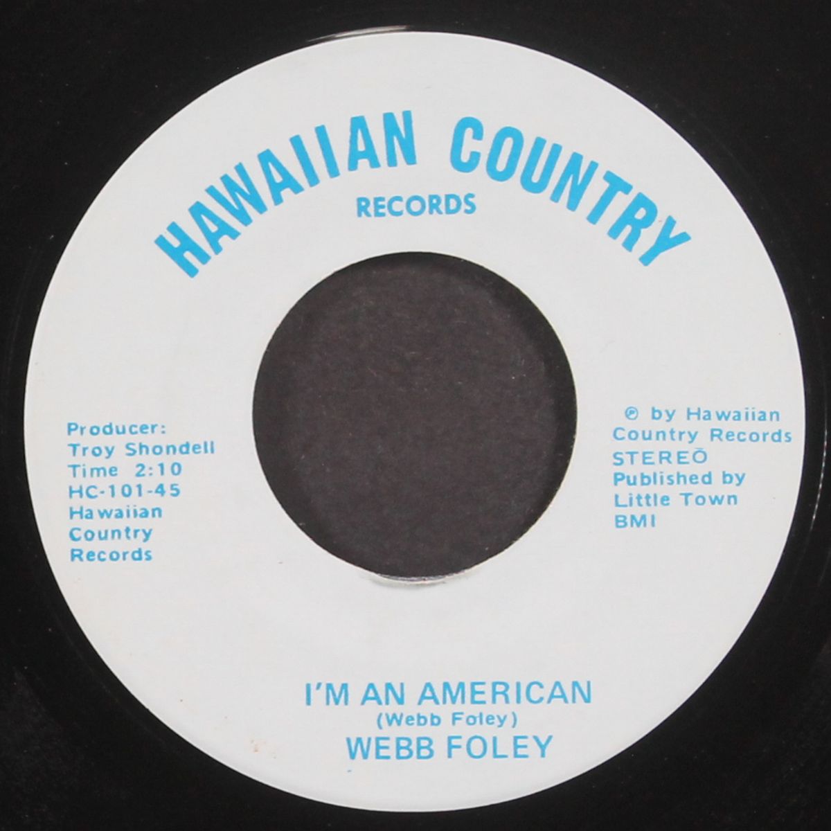 goin' to waikiki / i'm an american by WEBB FOLEY