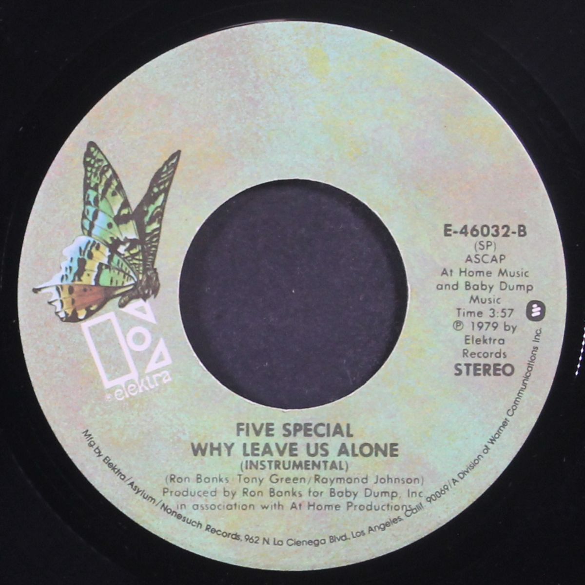 why leave us alone / instrumental by FIVE SPECIAL