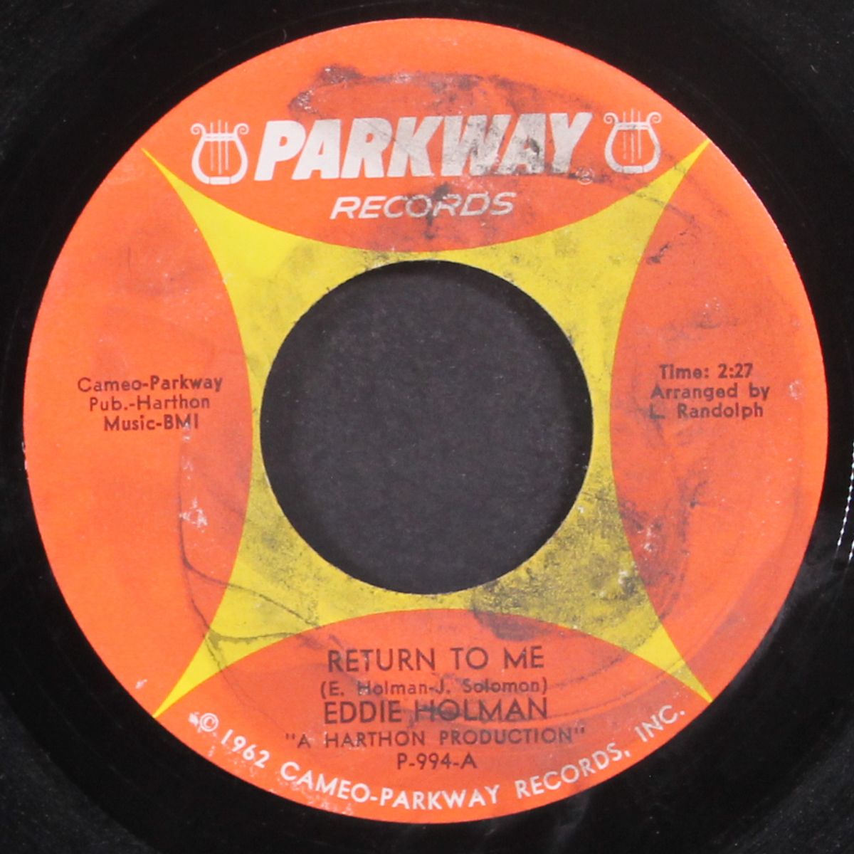 stay mine for heaven's sake / return to me by EDDIE HOLMAN