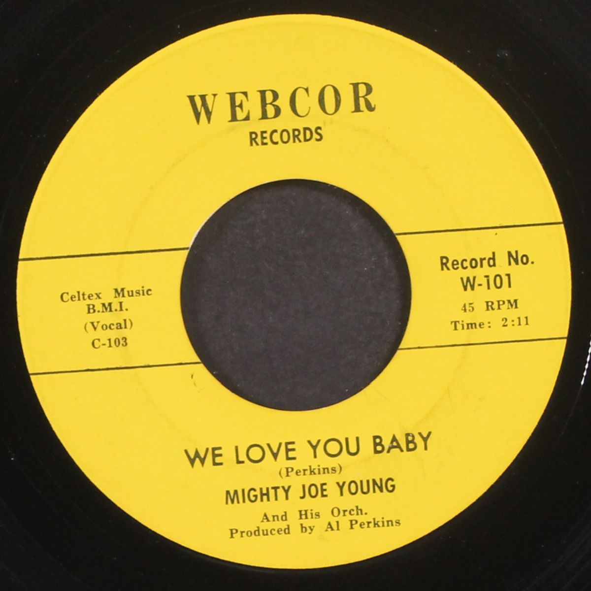 we love you baby / voo doo dust by MIGHTY JOE YOUNG