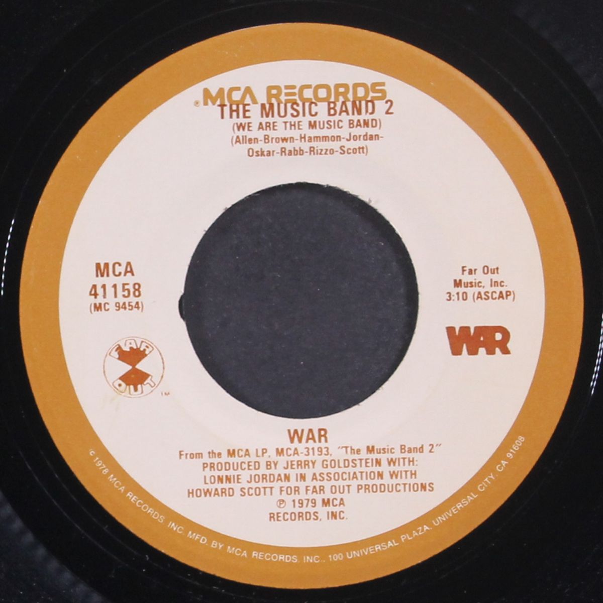 the music band 2 / don't take it away by WAR