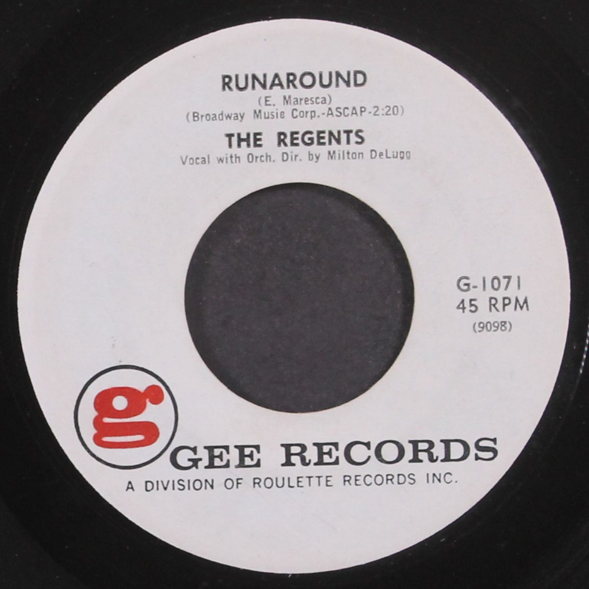 runaround / laura my darling by REGENTS
