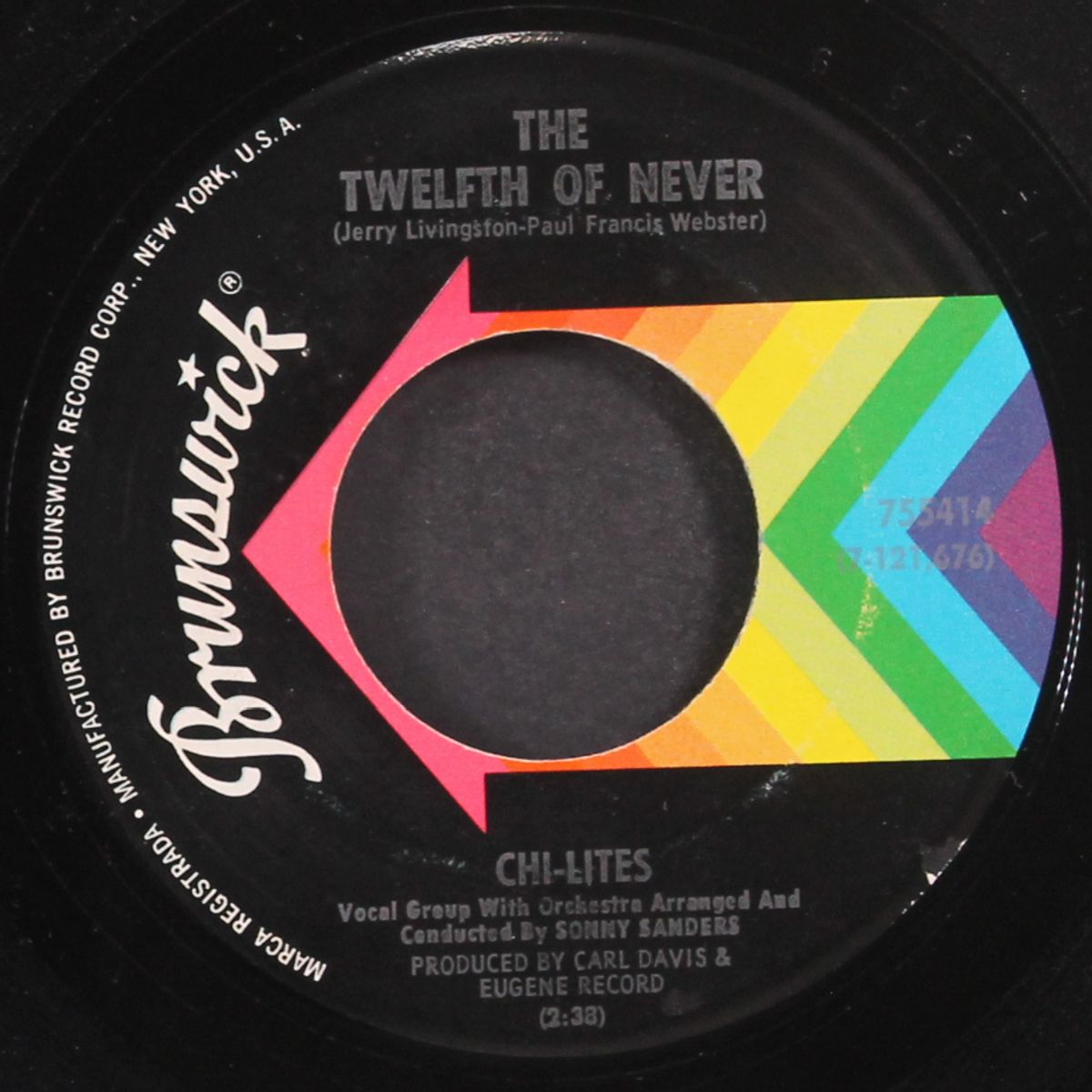 let me be the man my daddy was / the twelfth of never by CHI-LITES