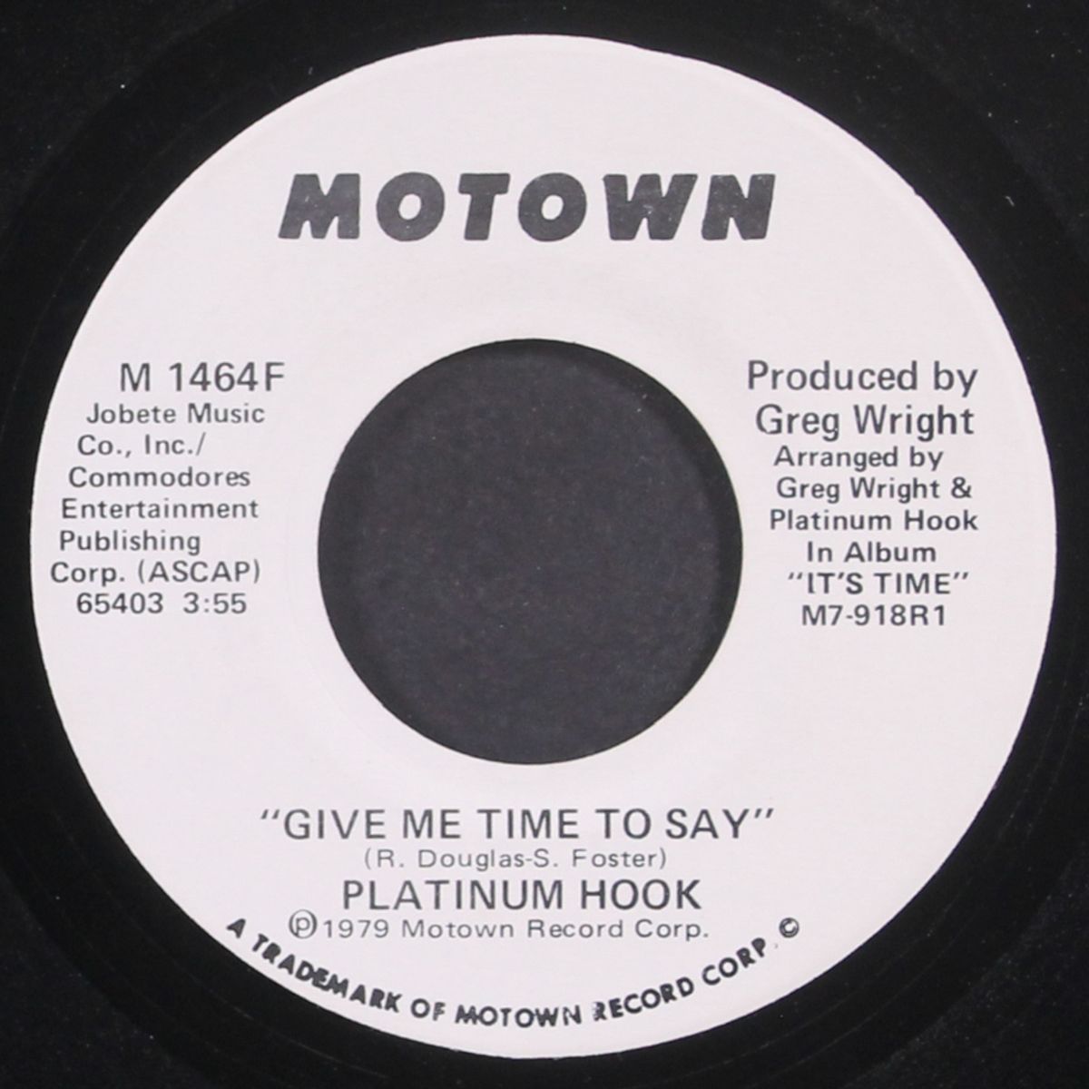 give me time to say / same by PLATINUM HOOK